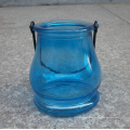 Spray glass candle holder,small size glass lantern,glass lantern candle holder